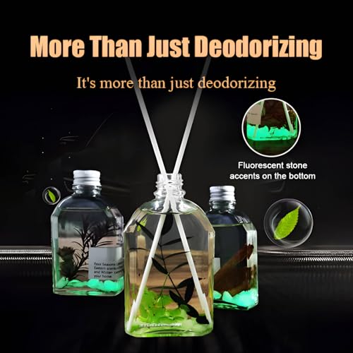 Reed Diffuser Set con 10 palitos y flores secas 100ml miniatura 3