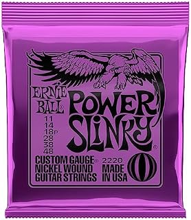 Ernie Ball Power Slinky Nickel Wound Electric Guitar Strings - 11-48 Gauge