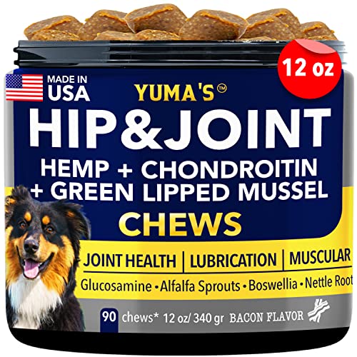 YUMA'S Hip and Joint Supplement for Dogs, Glucosamine and Chondroitin ...