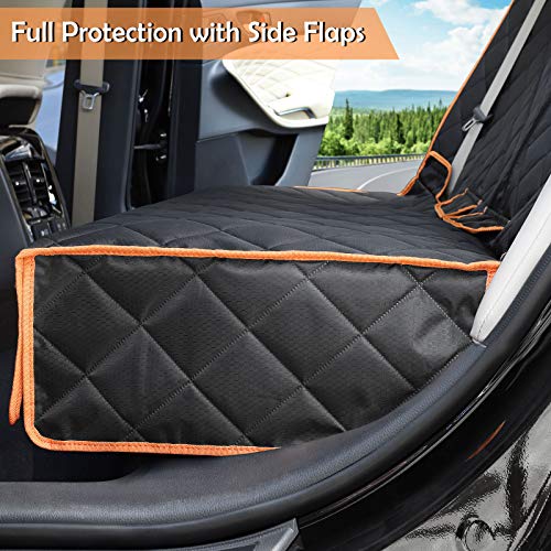 Yicostar Dog Car Seat Cover Waterproof Non-Slip Bench Dog Seat Cover for Back Seat Heavy Duty Pet Seat Cover Protector Armrest Compatible for Cars Trucks and SUVs - Thumbnail 7