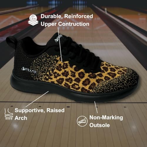 Image of Pyramid Women's Path Lite Seamless Mesh Bowling Shoes - Lightweight Seamless Design, Athletic Fit, Breathable Knit Upper, Universal Slide Soles
