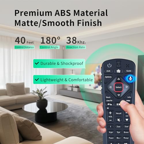 Télécommande compatible avec Dsh Network 54.0 de remplacement noire - 5