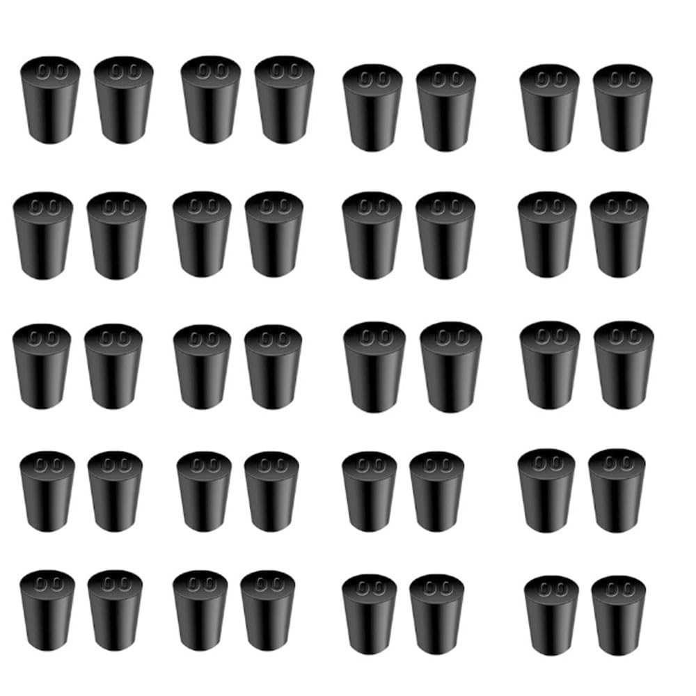 30Pcs Solid Rubber Stoppers 000# - 8# Tapered Lab Bungs Solid Rubber Stoppers 11 Assorted Sizes — Amazon image 15