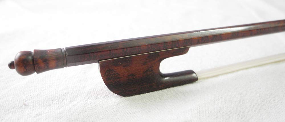 MH handmade snakewood baroque viola bow convex outward camber