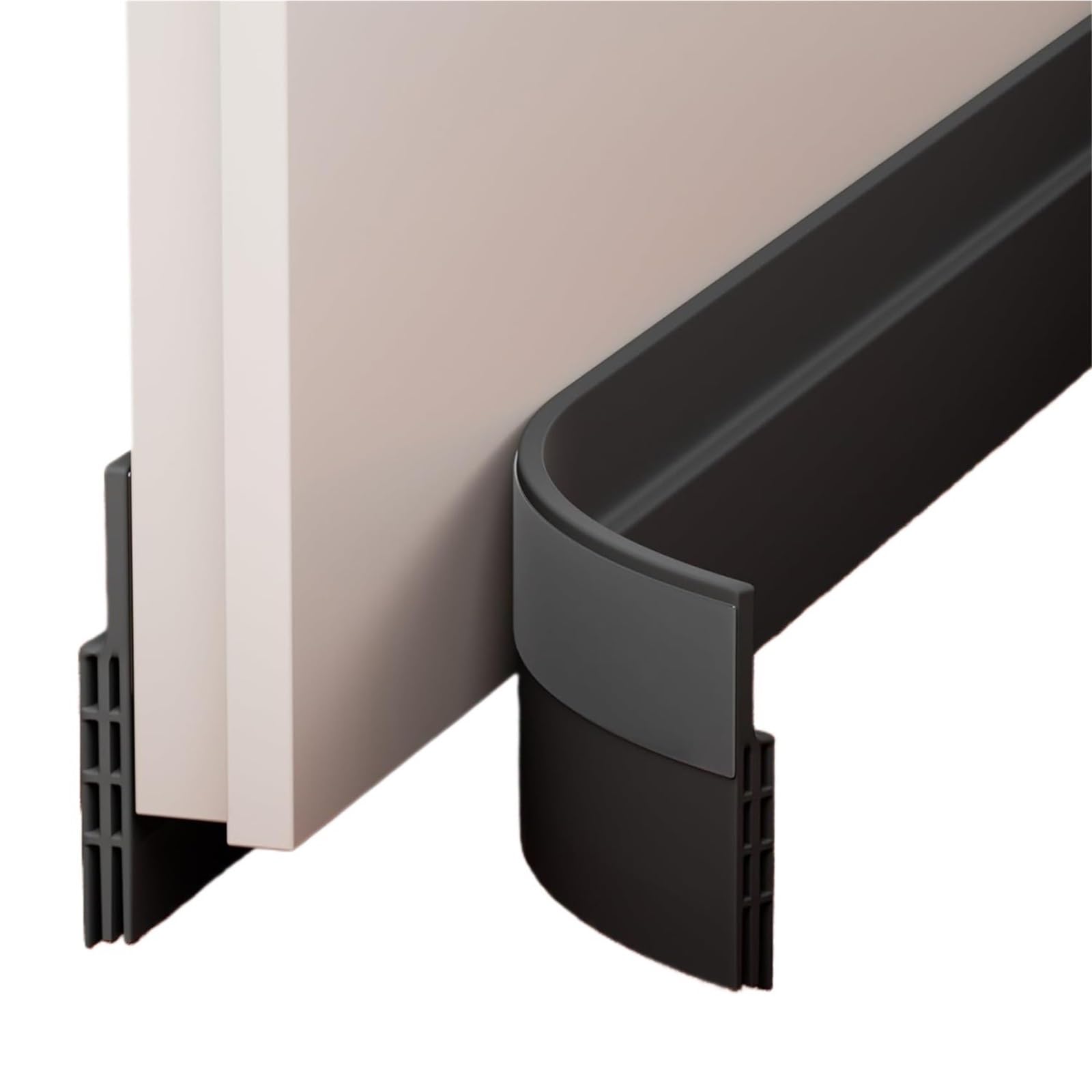 Draft Excluder For Doors Under Door Draft Stopper Sweep For Exterior Interior Bottom Doors, Weather Stripping Door Seal Blocker Noise Cold Air Insulation(Black)