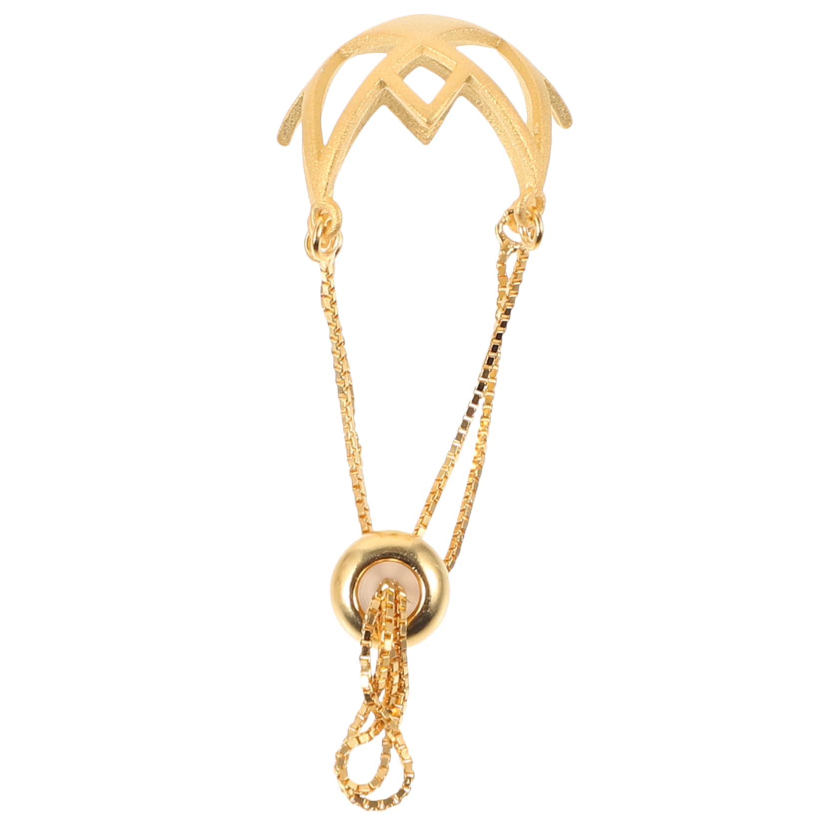 VILLCASE 4 Piezas Soporte Colgante Vacío Collar Grueso De Plata Cadena De Plata Corchete Dijes De Para Pulseras Collar De Oro Organizador De Joyas Colgando Golden 925