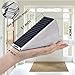 Actvty Heavy Duty Door Stopper, 3 Inch Adjustable Spring Doorstop for Bottom of Door, Large Wedge Door Stop Suits Any Heavy Doors (2 Packs)