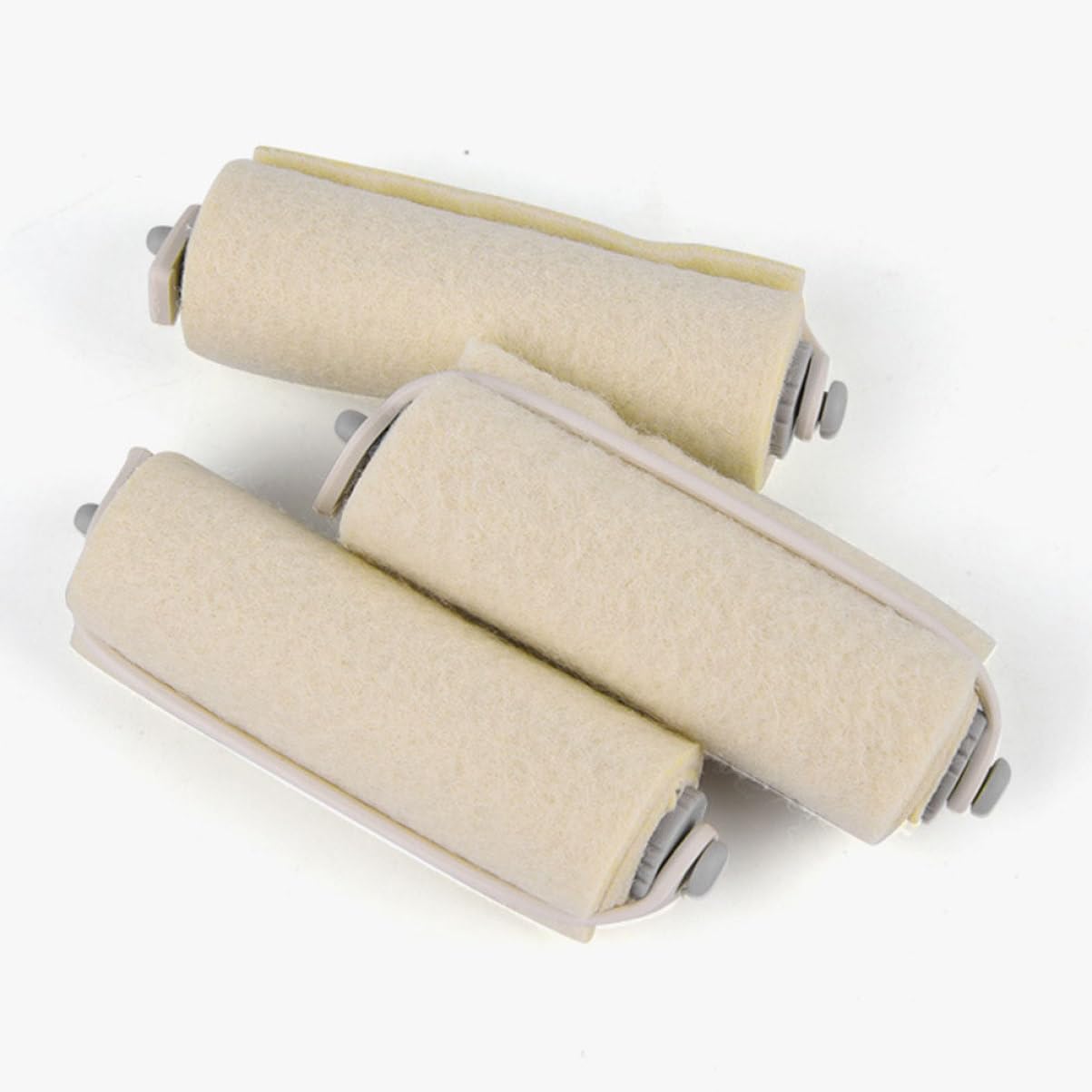 Housoutil 12pcs Perm Insulation Cotton Pad for Hair Perm Heat Insulation Soft Curls Salon Accessories