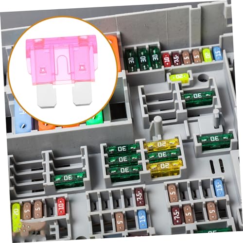 Kit de fusibles automotrices Alipis, 25 piezas, tipo cuchilla para auto, camión, RV y motocicleta, diseño de reemplazo confiable con identificación fácil miniatura 3