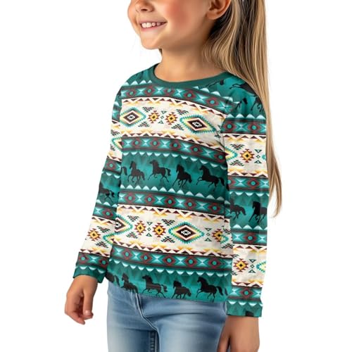 Image of Uourmeti Teens Girls Long Sleeve T Shirts Fall Outfits Boys Active Sportswear Running Tops
