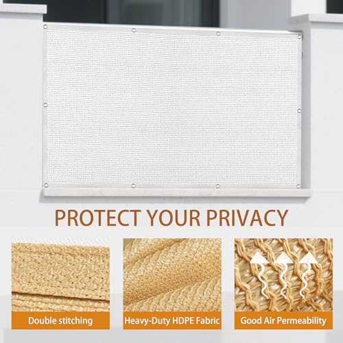 Protector transpirable blanco de 2.4m para acampadas con mascotas e invernaderos 6
