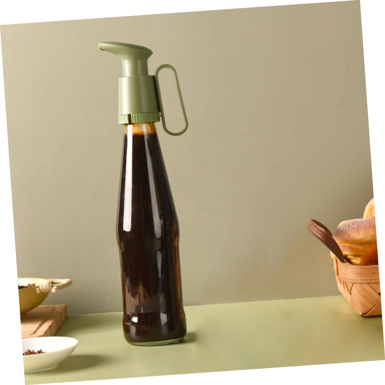 STOBAZA 3pcs Squeeze Bottle Pours for Oil Replacement Pump Head Syrup Pumps Easy Install for Sauce Bottle