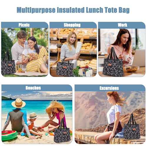 HSHRISH 15L Heart-Shaped Insulated Tote