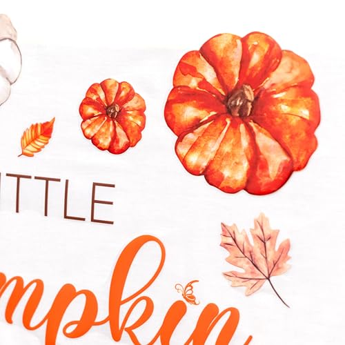 Vinilo decorativo A Little Pumpkin para primer cumpleaños miniatura 6
