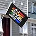 Kindness Peace Equality Love Inclusion Hope Diversity Flag 3x5 Foot Durable And Fade Resistant,Perfect For Any Balcony Or Courtyard,Garden Decorative Banner
