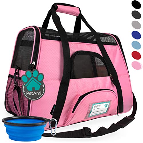 PetAmi Premium Airline Approved Soft-Sided Pet Travel Carrier | Ideal for Small