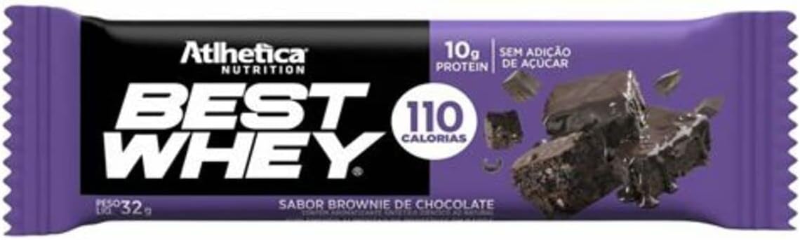 Atlhetica Nutrition Best Whey Bar (30G) – Sabor Brownie De Chocolate
