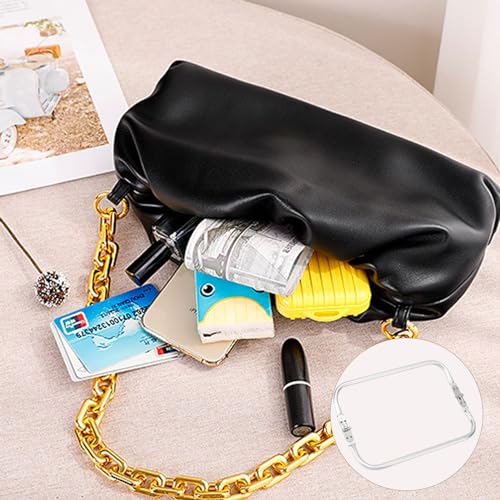 Set Aus 2 Häkeltaschenverschlüssen, U-Förmige Aluminiumtaschenverschlüsse, Taschenverschluss Für Clutches - Diy-Zubehör Für Taschen Und Geldbörsen