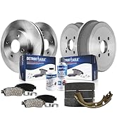 Detroit Axle Front Brake Kit For 98-02 Chevy Prizm / Toyota Corolla – Rotors & Ceramic Pads