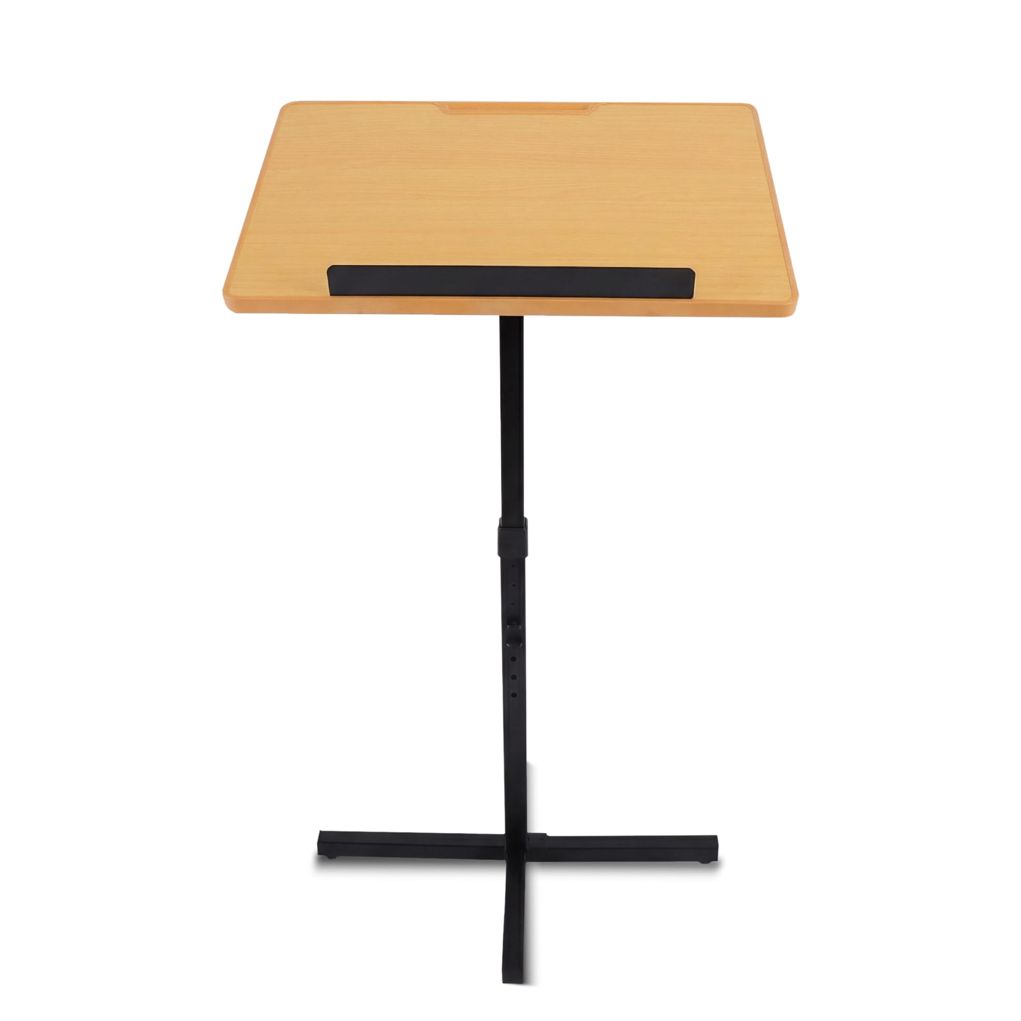 Pyle Stehpult Höhenverstellbar – Mobiler Laptopständer & Stehtisch für Büro, Bühne, Präsentationen und Trauungen – Ergonomisch, Universal & Leicht, Schwarz (Top), Grau (Base)