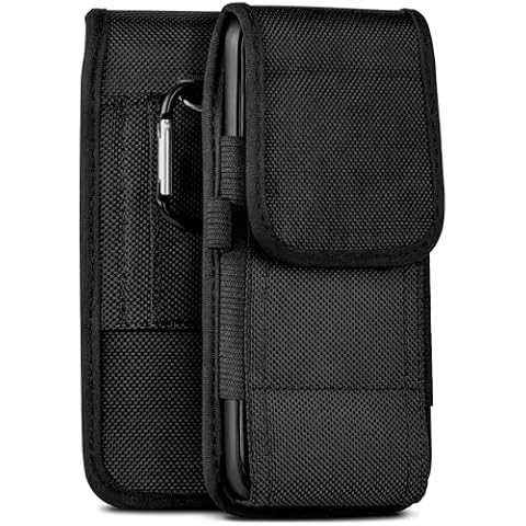 moex Pokrowiec na pasek na telefon komórkowy Samsung Galaxy A52 / A52s 5G etui ze szlufką na pasek, outdoor etui na telefon komórkowy, wytrzymałe etui ochronne 360 stopni z karabińczykiem, Agility