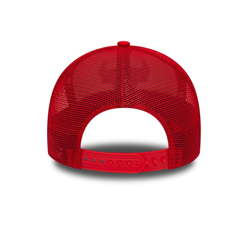 New Era Chicago Bulls NBA Team Colour White Red A-Frame Adjustable Trucker cap