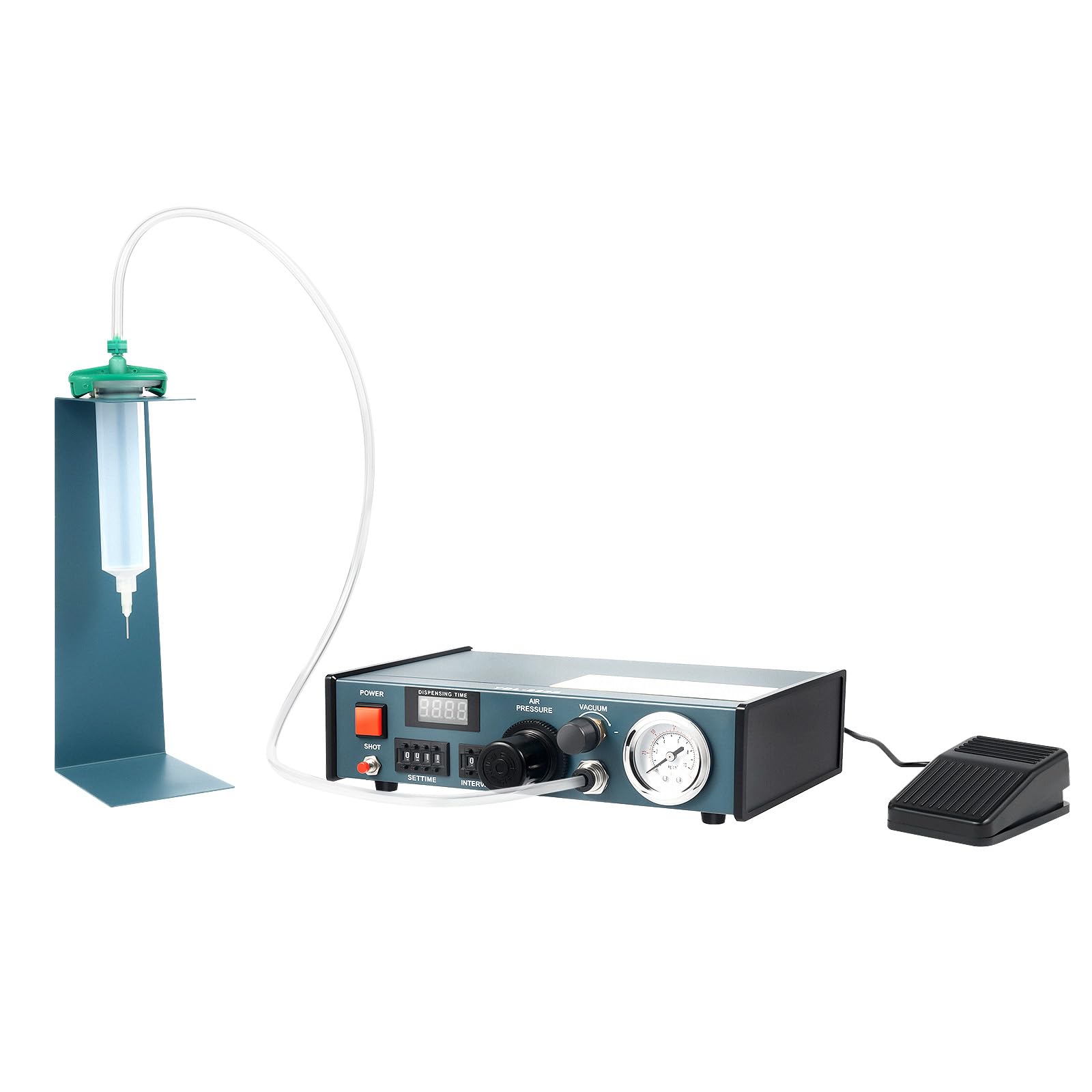 Distributore automatico di colla, 0 – 100 psi, distributore di precisione professionale, tempo di erogazione automatico 00.01S-99.99S, per paste e liquidi con fluidità