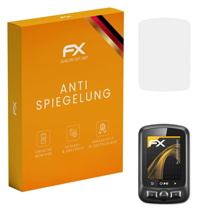 atFoliX Película Protectora compatible con iGPSPORT iGS620 Lámina Protectora de Pantalla, antirreflejos y amortiguadores FX Protector Película (3X)