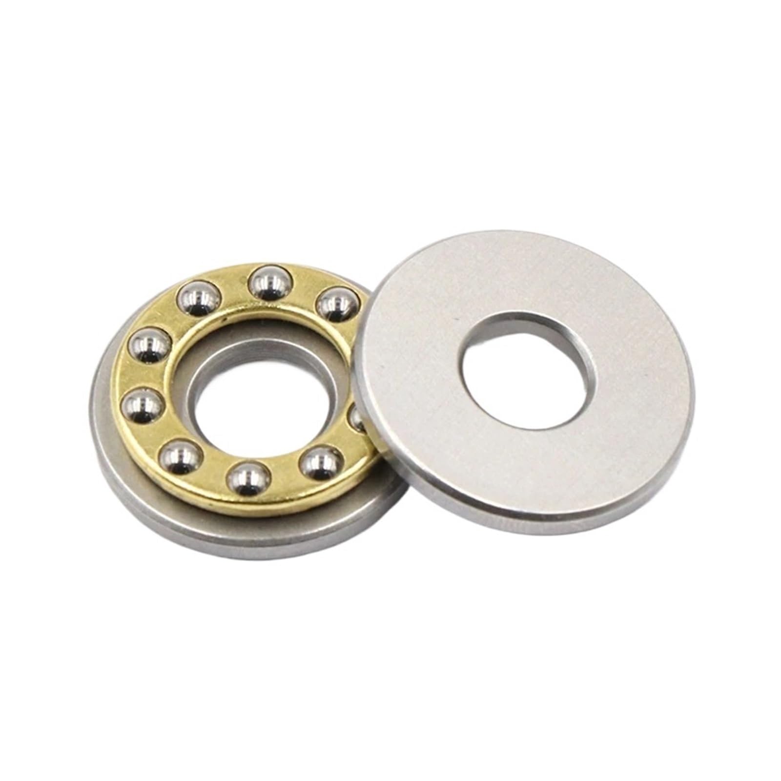 Deep Groove Double Rubber Seal Bearings 10pcs Axial Ball Thrust Bearing F2-6 F2.5-6 F3-8 F4-9 F4-10 F5-10 F5-12 F6-12 F6-14 F7-13 F8-16 F10-18 F12-21M(F8-22M)