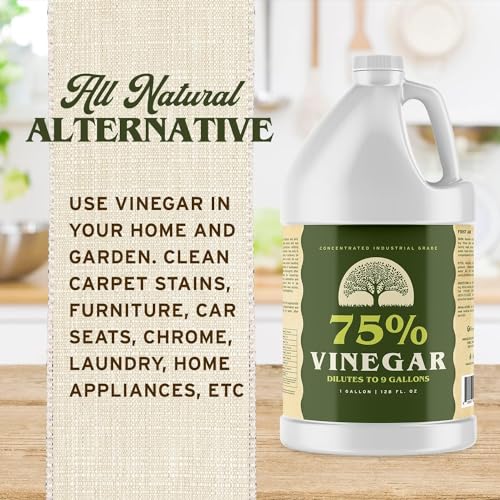 Image of Ecoxall Acetic Acid 75%, 1 Gallon (128 Fl oz), Pack of 4