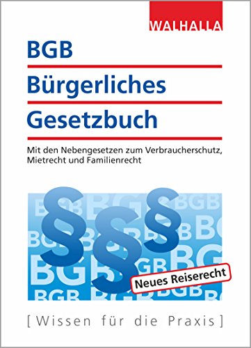 Preisvergleich Produktbild BGB - Bürgerliches Gesetzbuch Ausgabe 2018 / 2019: Mit den Nebengesetzen zum Verbraucherschutz, Mietrecht und Familienrecht