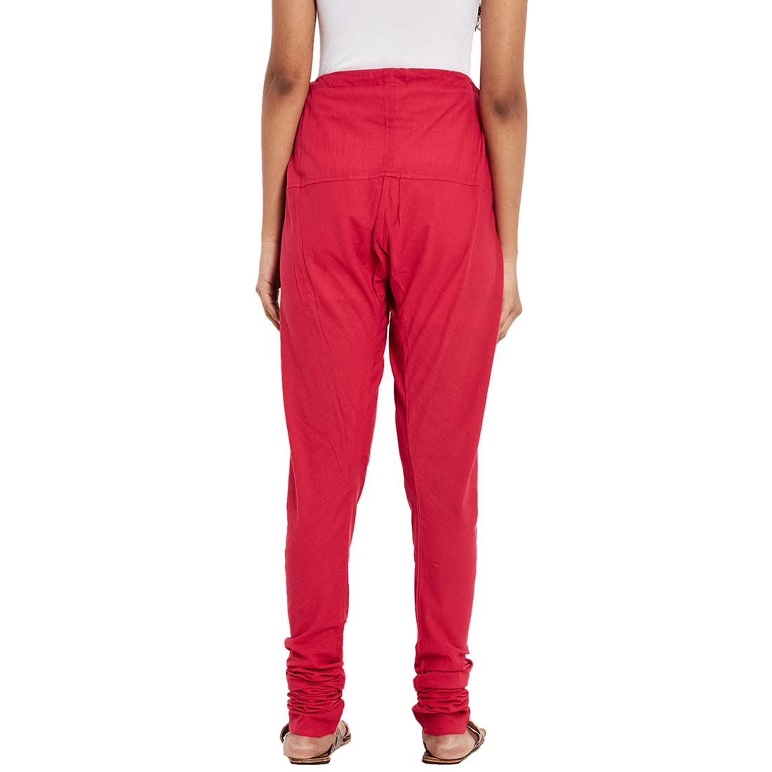 Fabindia Women's Regular Pants (10377938_Pink_Xs)