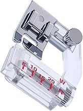 Sewing Machine Presser Foot Adjustable Bias Binding Foot 5-20mm Universal Ruler Foot Suitable for Low Shank Snap-on Brother, Singer, Janome, Kenmore, Babylock Sewing