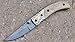 SMART & SHARP Damascus Steel Folding Knife/Pocket Knife AA-12140 Liner Lock (Beige Wood)