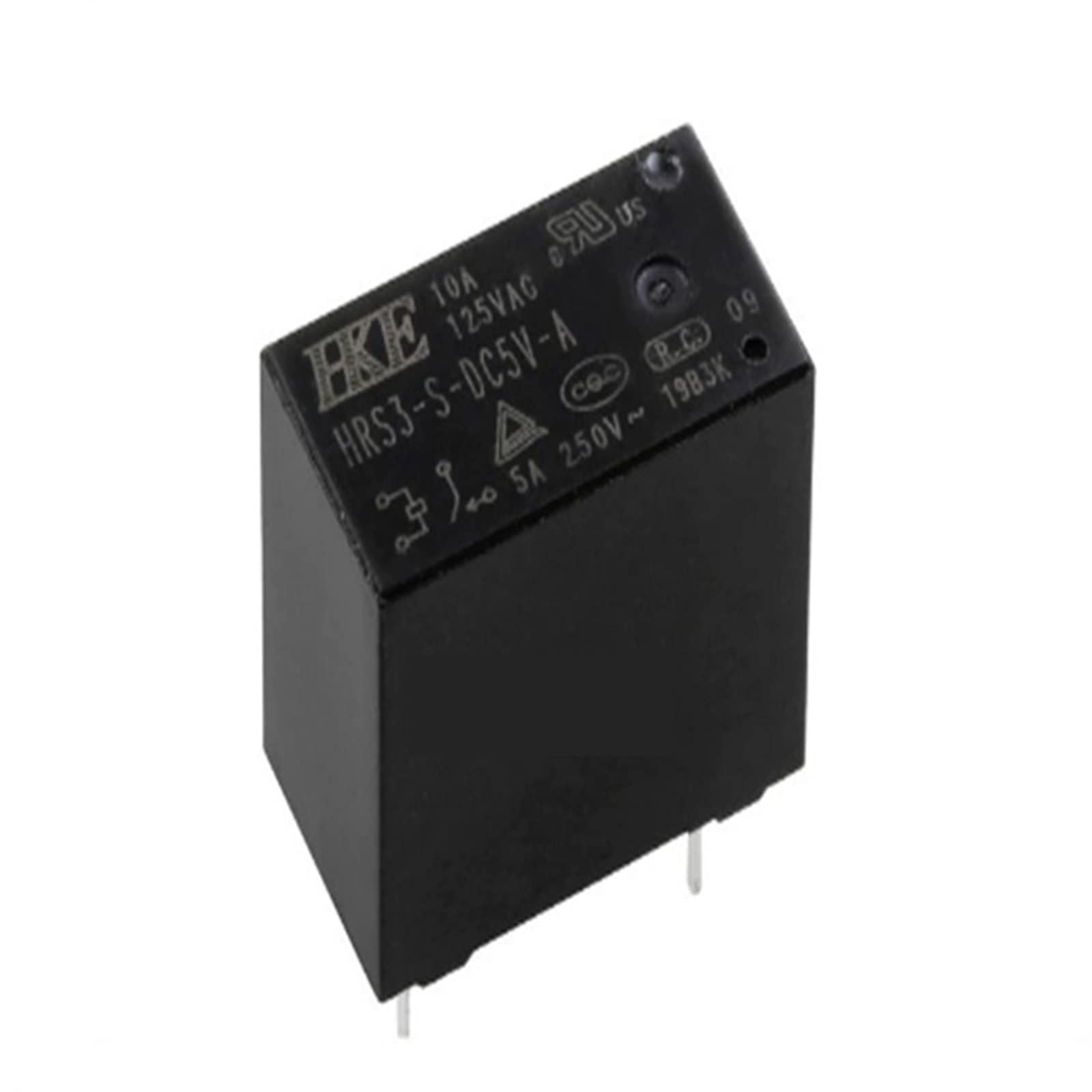 VDOQTLJT 10PCS/lot Power Relay HRS3-S-DC5V-A HRS3-S-DC12V-A HRS3-S-DC24V-A HRS3 S DC12V A 12VDC 10A 125V 4PIN(Onecolor)