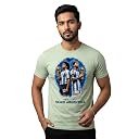 Chitpatang Vamos Argentina Unisex Graphic T-Shirt for Men & Women | Argentina Football Fan Tee | Round Neck Casual Sportswear | Comfortable Everyday Wear T-Shirt (in, Alpha, 2XL, Mint Grey) gallery image