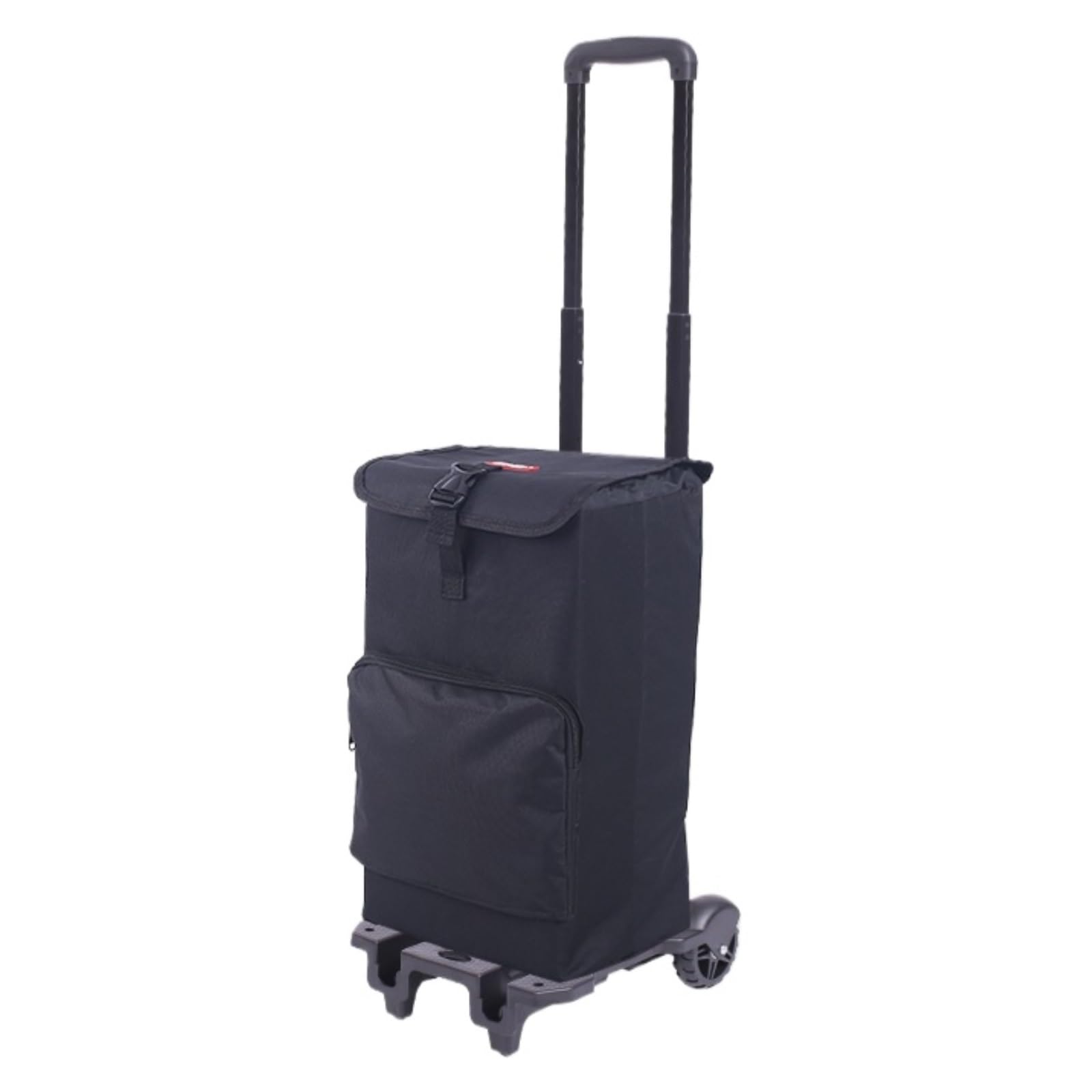 SBZIOJHDR foldable shopping trolley， Foldable Portable Hand Truck for Travel Delivery(Black)