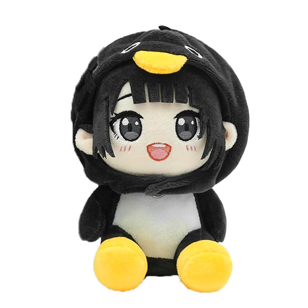 Zhongkaihua 15CM Gugugaga Penguin Pendant Plush The Endmin Anime Pillow Cushion PP Cotton Car Bag Home Keychain Decoration Pendant Ornament