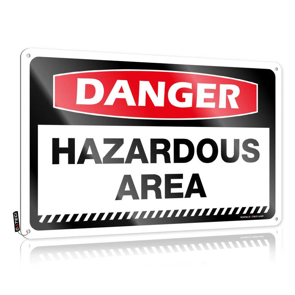 Fzfn Men's Colour Danger Hazardous Area Cool Beer Decor - Tin Sign Accessories Hanging Wall Decor(30X40cm)