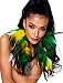 Fashmorus Green Feather Earrings for Women Garota Linda Long Feather Dangle Earrings for Women