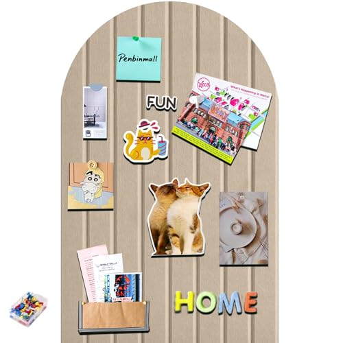 60 x 40cm große korkplatte große Pinnwand,Runde Ränder korkwand aus Filz,0,9cm dick,faltbare Fototafel mit selbstklebendem Klebeband,filz selbstklebend visionboard,pinnadeln filz,Dunkel Kamel