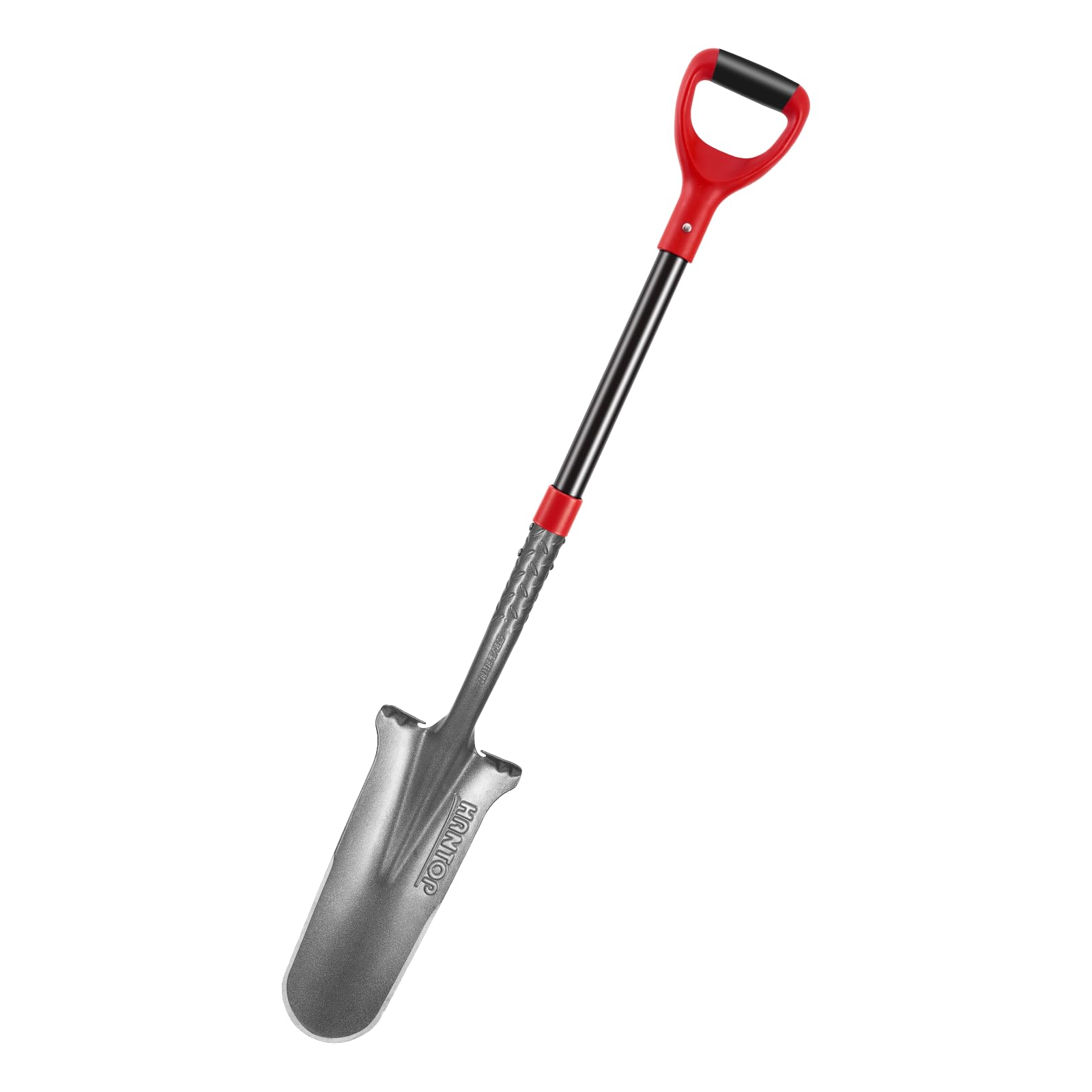 Drain Spade, Digging Garden Shovel with Fiberglass Handle for Digging,Gardening,Trenching,Transplanting,44 inches