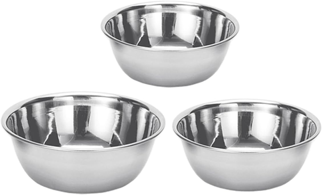 3PCS Stainless Steel Medicine Bowls Iodine Bowls for Multi Purpose Use for Salons Labs Home Durable Easy to Clean