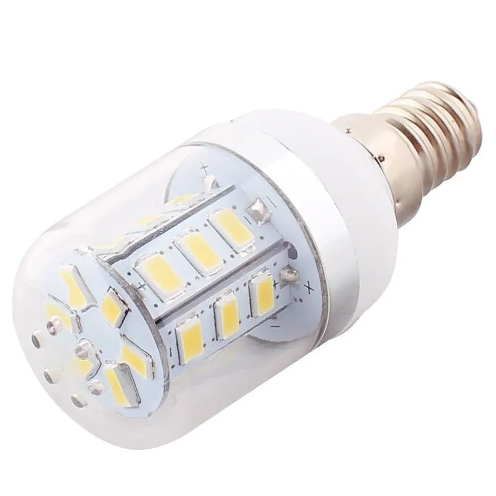 NXCVBNKZJ KJXP Lighting, Pack of 10, LED Spotlight Lamp AC220V E14 3W 24LED-5630SMD 300LM LED Bulb Lamp(Warm White)