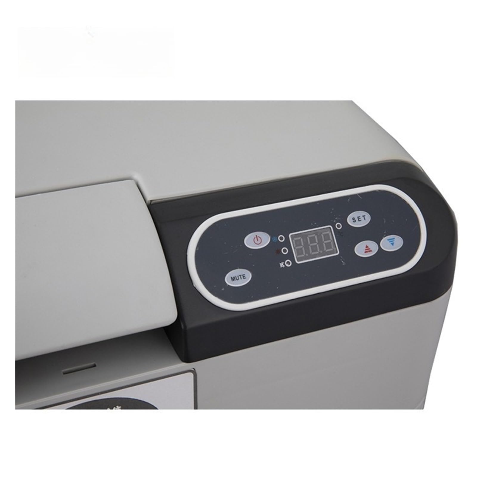 Refrigerador Doble de 15L for automóvil doméstico, 12/24/220 V, Caja de calefacción y refrigeración for automóvil