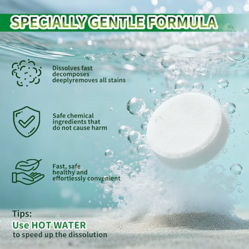 Maebho Coffee Machine Cleaner Descaler Tablets - 24 Count Coffee Maker Cleaner Tablets Deep Cleaning and Descaling Compatible With Nespresso, Keurig, Ninja, Delonghi, Miele,Breville