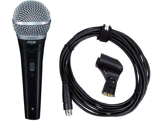 Shure PG58 Dynamic Vocal Microphone