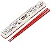 SKATER Set of chopsticks (18cm) & chopsticks case"Hello Kitty comic" (Japan Import)