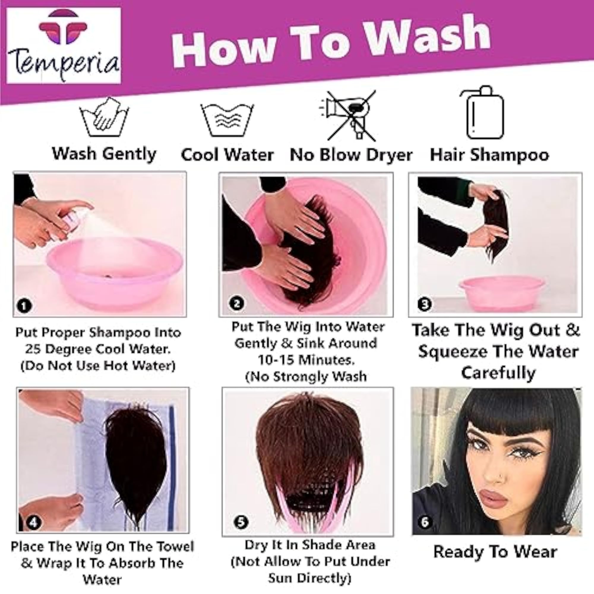 Clip-On Side Curtain Bangs Hair Extensions, Stylish Accessories