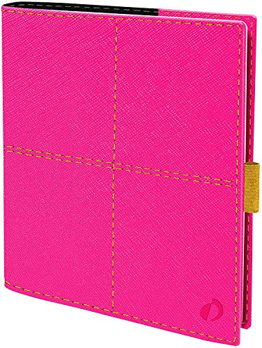 Quo Vadis - Verona EXECUTIF PRESTIGE Spiralé Agenda civil Semainier Décembre 2020 à Décembre 16 x 16 cm - Rose